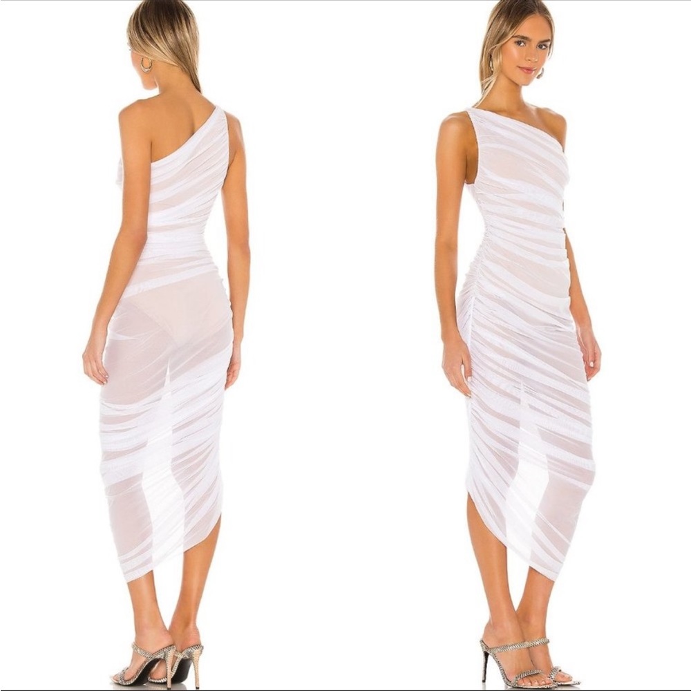Normal kamali diana gown in white mesh